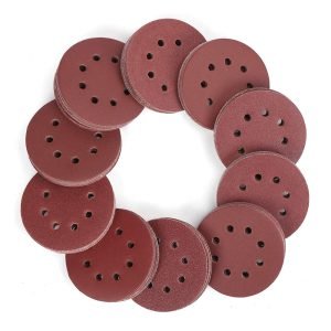 Paper backing velcro discs